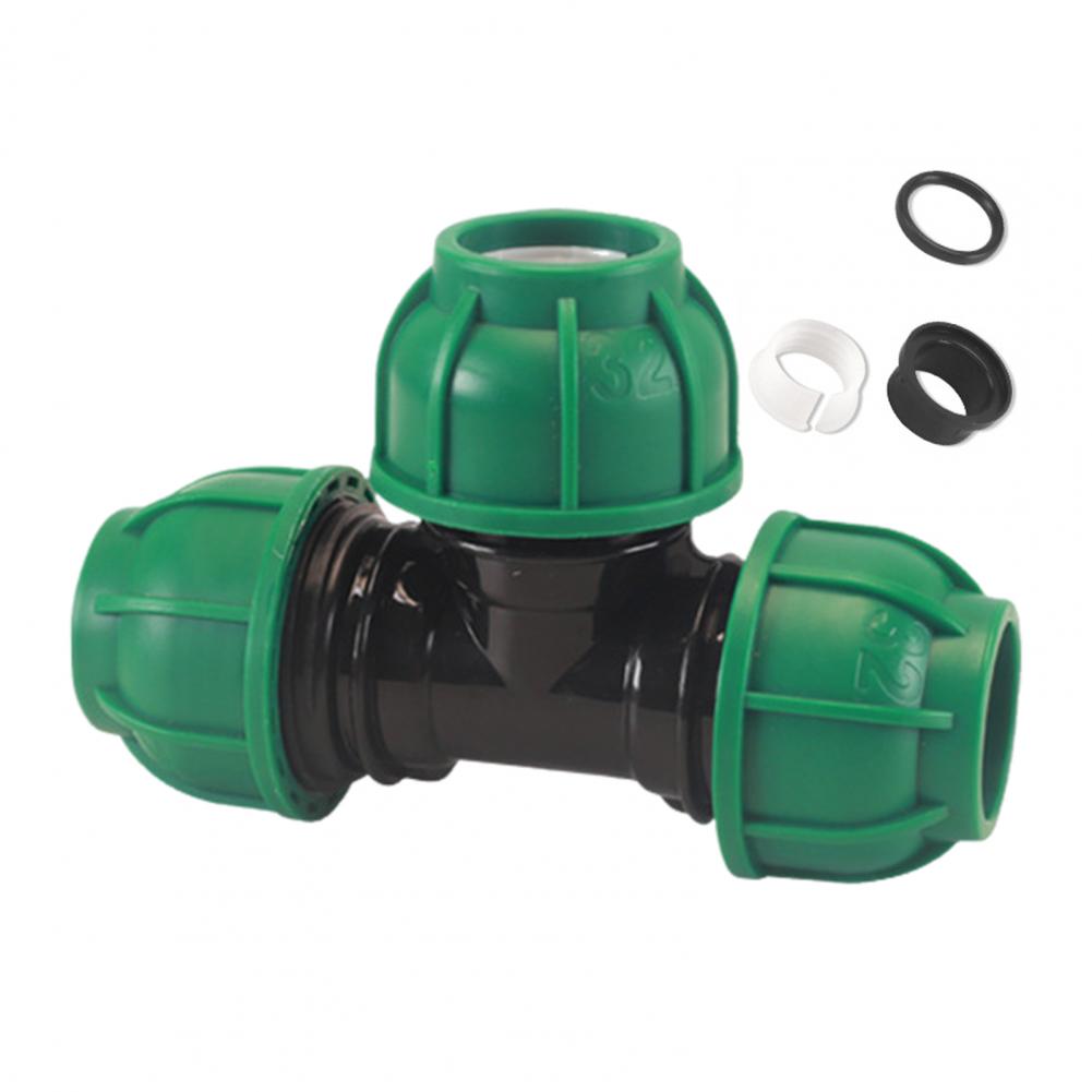 Quick In-Line Tap Connector Garden Hose Connector with Corrosion Resistant 3-way Pipe Fittings Universal Leakproof for Outdoor