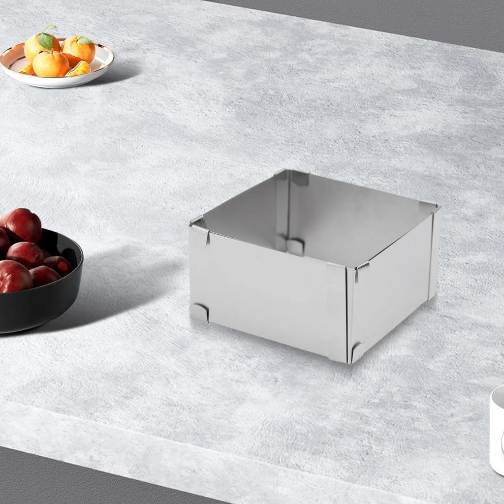 Baking Classes Adjustable Mousse Ring Adjustable Sizes Corrosion-free Easy-to-clean High Temperature Resistant