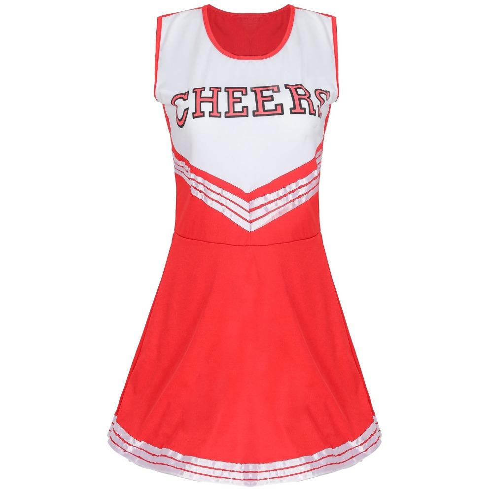 Sleeveless Cheerleader Short Skirt 2 PCS Set Girls Kids Party Holiday Cute Dress Homecoming Season Sport Performance Uniform Pom