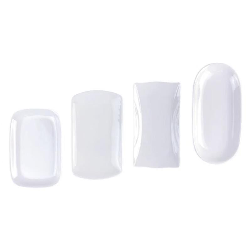 Pure White Oval Ceramic Towel & Soap Dish