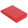 2pcs Empty Watercolor Box Paint Storage Palettes Box Portable Plastic Painting Pigment Box For Acrylics Lipsticks Red