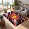 Tappeto in Flanella Stampato Manchester United Antiscivolo Morbido Poliestere Tappeto per Pavimento Tappetino Decorativo per Interni per Camera da Letto Soggiorno Divano