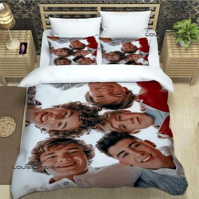 3D O-One Band Direction Bettwäsche-Sets, exquisites Bettzubehör-Set, Bettbezug-Set, Bettdecken-Set, luxuriöses Geburtstagsgeschenk