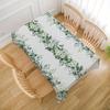 Spring Summer Eucalyptus Leaves Floral Tablecloth for Table Decor Watercolor Leaf Kitchen Dining Table Cloth Holiday Party Decor