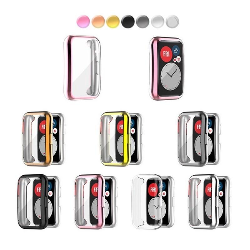 Protective Case Cover Silicone Shell Accessories for Huawei Watch Fit 2 3 Protector Cover Shell for Huawei Watch Fit 2 3