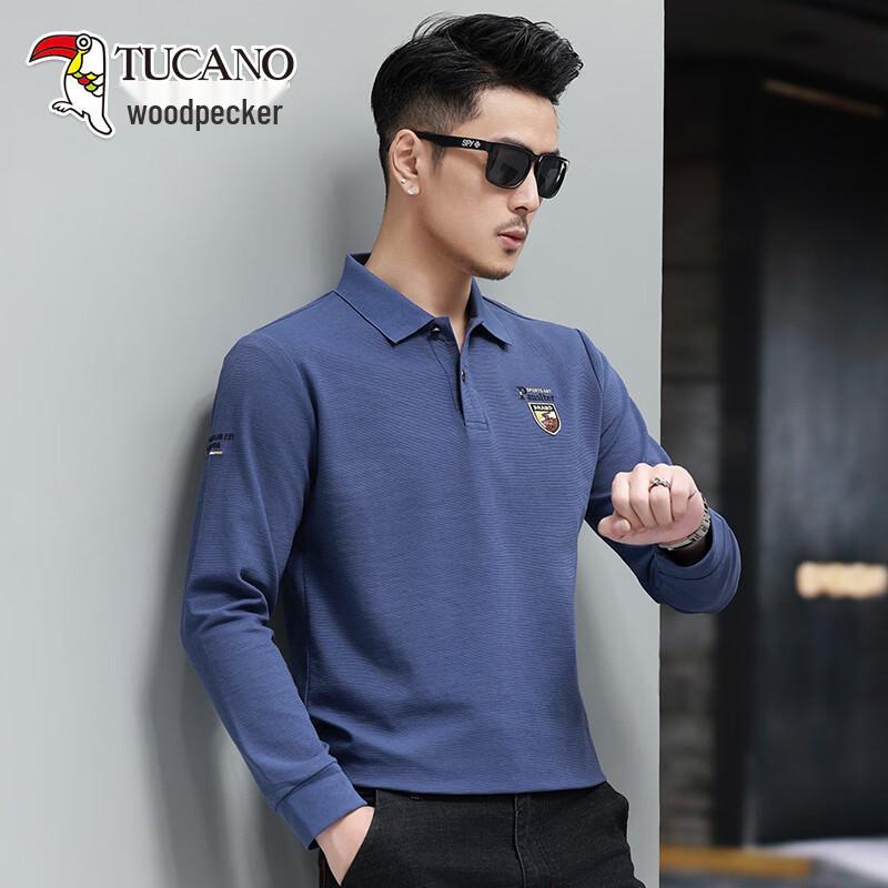 TUCANO Men s Business Casual Lapel Sweatshirt L