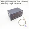 Digital Thermometer AC 220V  for Pt100 3 Wire  Pt 100 Temperature Indicator Red LED 5135H Thermal Display Range -50 to 400°C