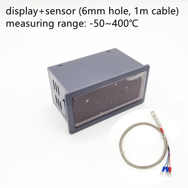 Digital Thermometer AC 220V for Pt100 3 Wire Pt 100 Temperature Indicator Red LED 5135H Thermal Display Range -50 to 400°C