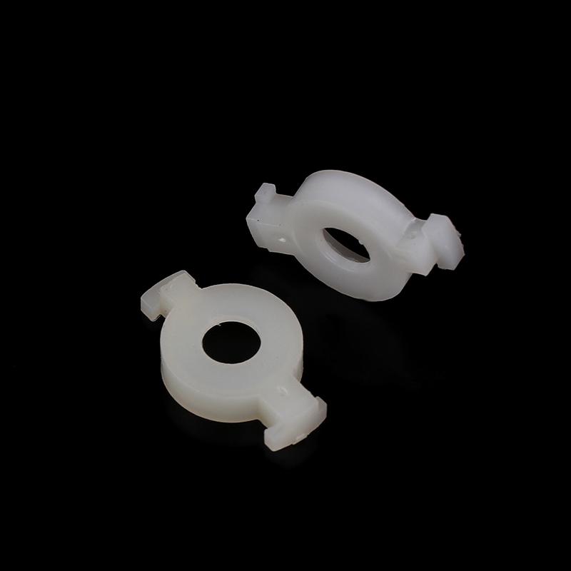 10 Adet Piston Yay Braketi Trompetler İçin Plastik Valfler Pedler Trompet Aksesuarları Yedek Parçalar Kornet Destek Plakaları