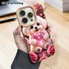 Phone Case: 2D flat lambskin suitable for iPhone 18 17 16 15 14 13 Pro protective case, little white dog, Christmas and Halloween gift