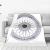 Bbs Racing Rims Blankets Warm Fleece Sofa Throw Blanket for Home Bedroom Office Throws Bedspread Quilt