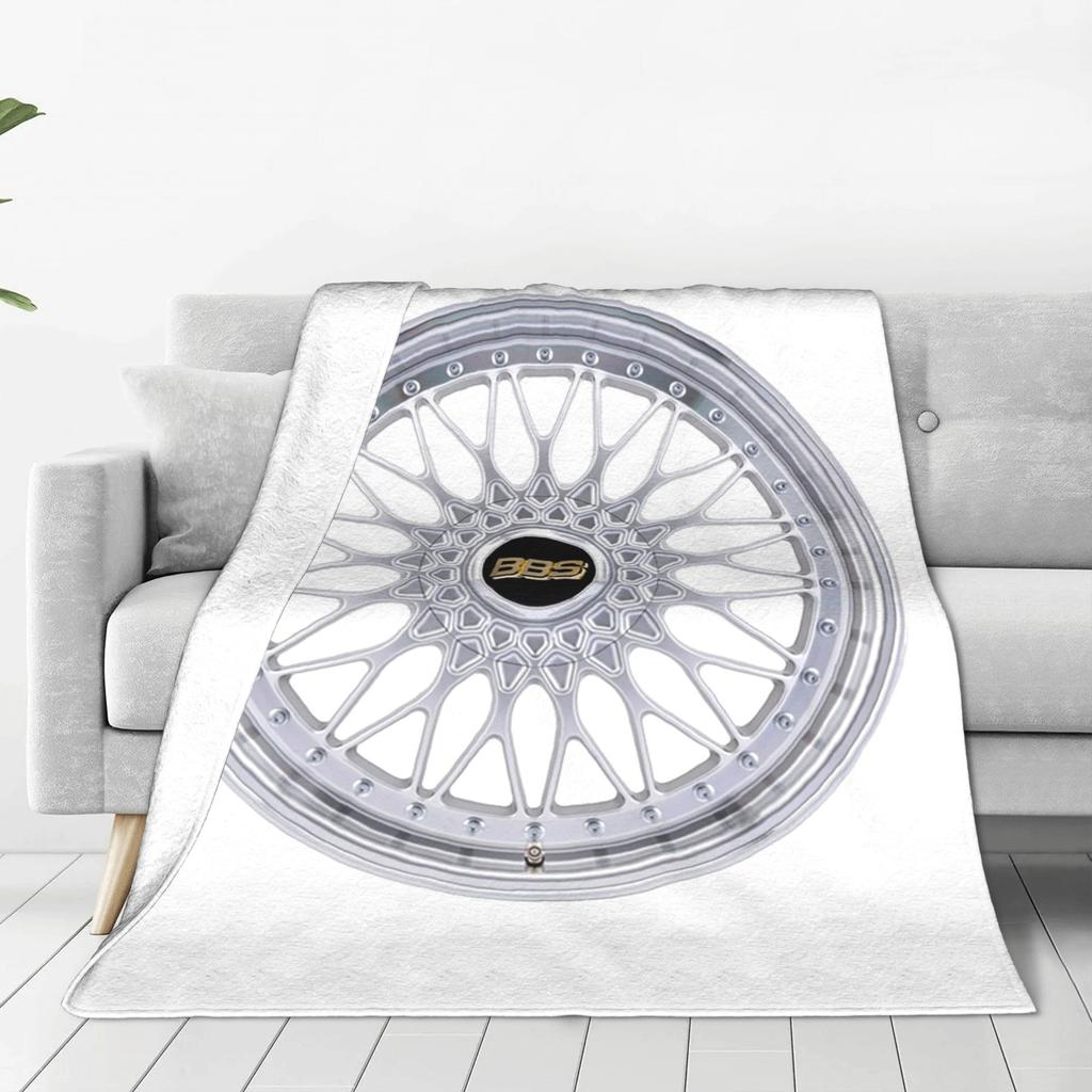 Bbs Racing Rims Blankets Warm Fleece Sofa Throw Blanket for Home Bedroom Office Throws Bedspread Quilt