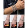 [FaithHeart] Men's Curb Chain Bracelet, Surgical Stainless Steel, Hypoallergenic, 8/12mm Width, 4-Sided Cut, Hip Hop/B-Style Accessory, Comfortable To