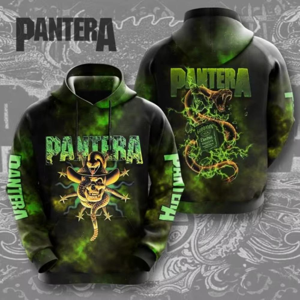 New Heavy Metal Rock Band Pantera 3d Print Hoodies Men Women Fashion Large Hoodie Sweatshirt Men Clothing Hip Hop Tracksuit