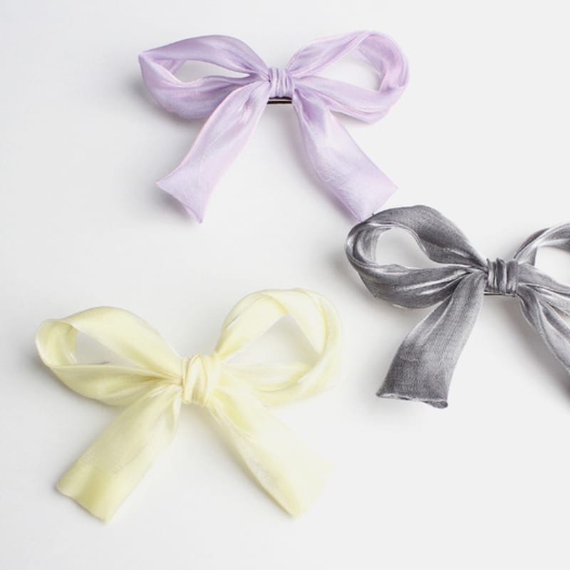 RACOHA SHARR Lovely RIBBON Hairpin Chiffon Lovely Wire Ribbon Hairpin
