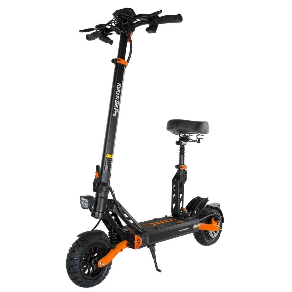 KuKirin G2 Pro Foldable Electric Scooter 600W Rear Motor 48V 15.6Ah Battery 45km/h Speed 58km Range LED Display Lights