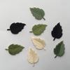 Miniature Leaf Embroidery Patches Sew-on Applique Badges Fine Embroidery Patches DIY Clothing Accessories Decoration