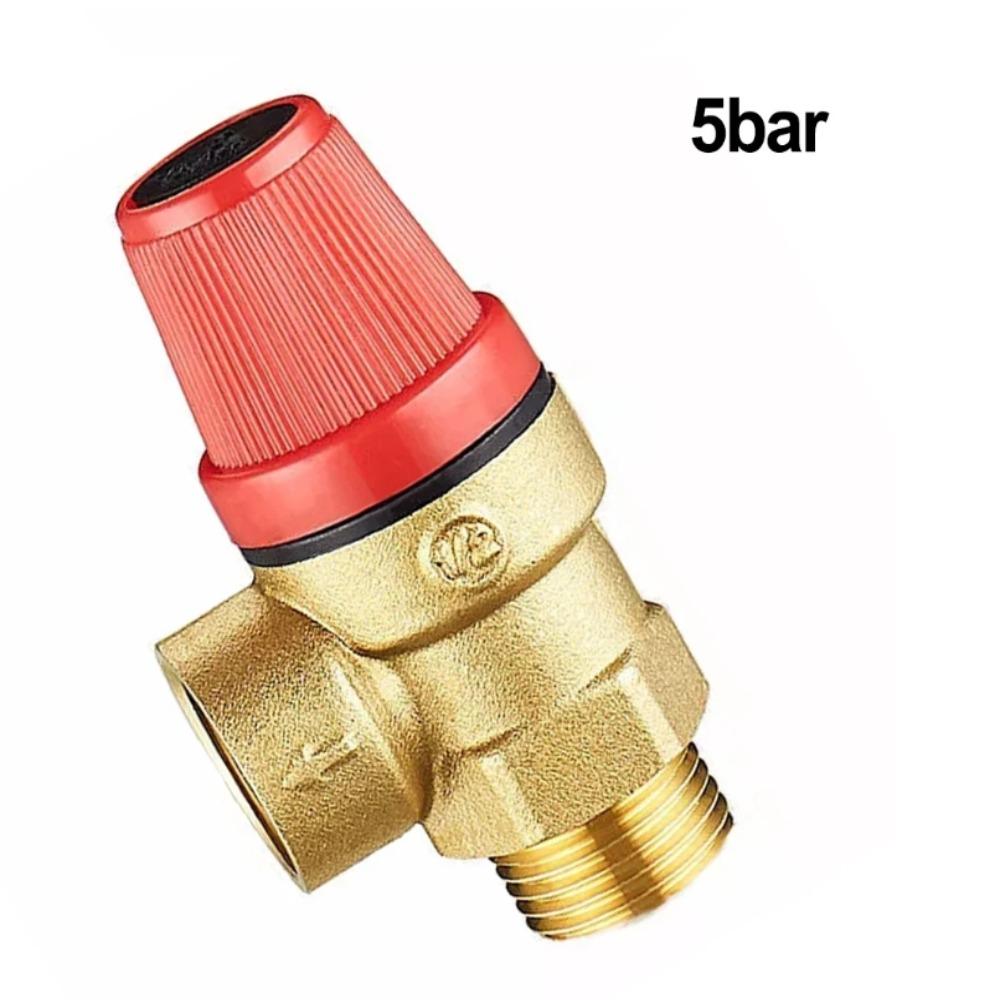 Efficient Pressure Control Drain Switch Color Gold Brass Safety Valve Pressure Control System