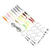 42pcs Fishing Lures Kit Incisive Lifelike Professional Lure Baits Tackle Set for Outdoor Fishing