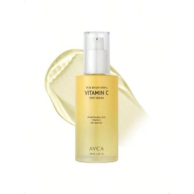 AVCA True Brightening Vitamin C Serum 100ml - For Dark Spots Remover Facial Serum With Vitamin C, Niacinamide, Korean Skin Care