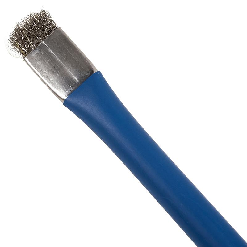 BEST Double-Head Brush Steel Wire Bristle Glue Removal Cleaning Brush Phone Repair Tool