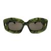 Loewe Logo Acetate Irregular Frame Sunglasses Women sunglasses Green LW40114I96E