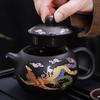 Yùnyán Zisha Heat-Activated Color-Changing Dragon & Phoenix Teapot