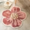 Washable Non-Slip Cartoon Flower Carpet for Bathroom, Living Room, or Balcony
