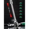 Telescopic Socket Ratchet Wrench for Automotive Repair Adjustable Head Ratchet Set 72 Tooth Quick Release Wrench Manual Tool