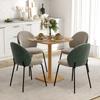 Dining Table, 70 X 70 Cm Kitchen Table for 4 People Made of Rubberwood for Kitchen, Dining Room, Natural