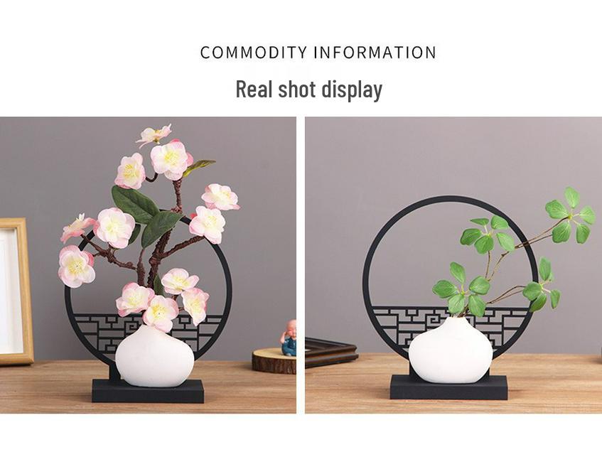 Mini White Matte Ceramic Vase for Dried Flowers - Nordic Hydroponic Home Decoration