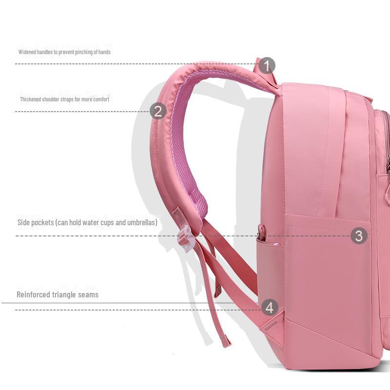 Korean-Style Lightweight & Durable School Backpacks for Boys & Girls, Ages 6-12