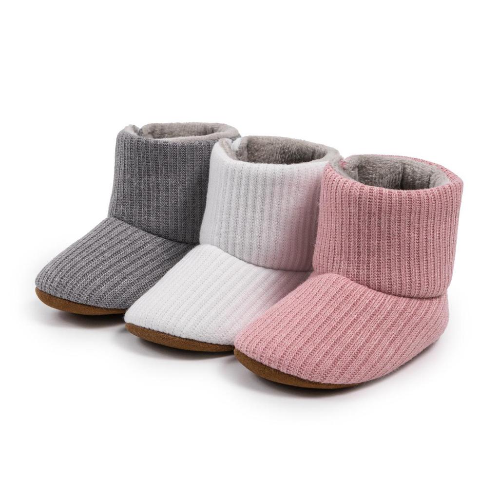 Infant Non-slip Velvet Baby Boots - Soft Sole Toddler Shoes