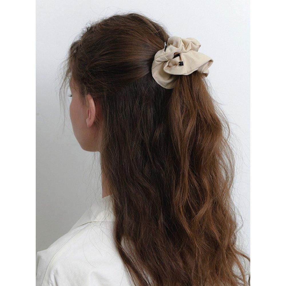 

Кубиковый твил с присборкой - Матовый бежевый