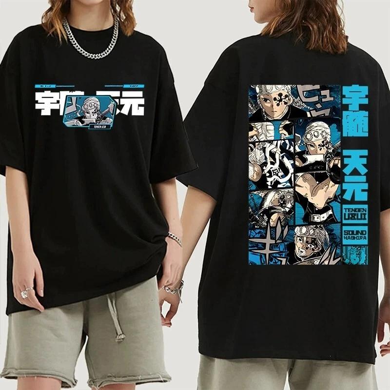 Demon Slayer Uzui Tengen Anime Manga T-Shirt Tee Costumes Cotton Cotton 4XL