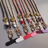 Metal Chain Mobile Phone Diagonal Lanyard Pearl Mobile Phone Strap Hanging Ornaments