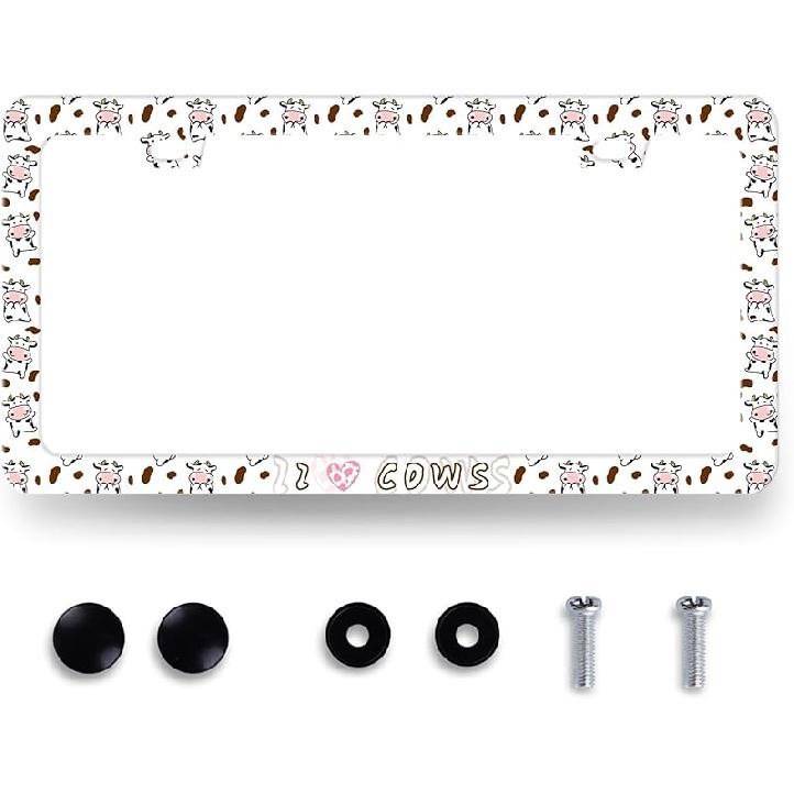 Funny License Plate Frame What‘S Your Favorite Scary Movie License Plate Holder Stainless Steel Auto Parts Blood License Plate Decoration For Men