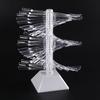 1 Set Nail Display Stand Reusable DIY Lightweight Spiral False Nails Display Shelf Practice Tool Household Supplies