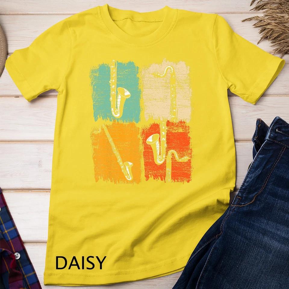 Retro Bass Clarinet Unisex T-shirt 3 S