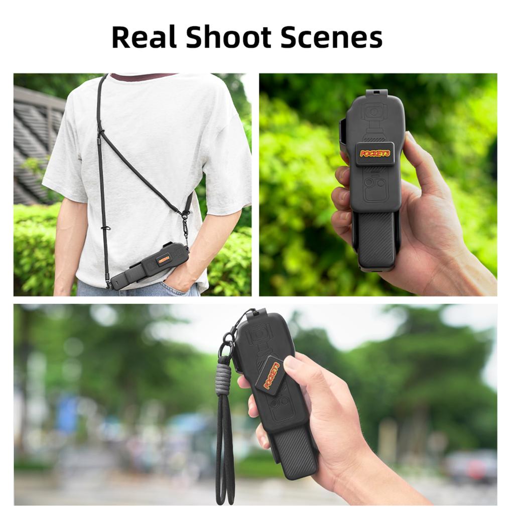 Camera Lens Protective Cover Quick Release Protective Lid w/Lens Filters Storage Protector Cage for DJI Osmo Pocket 3 Accessory