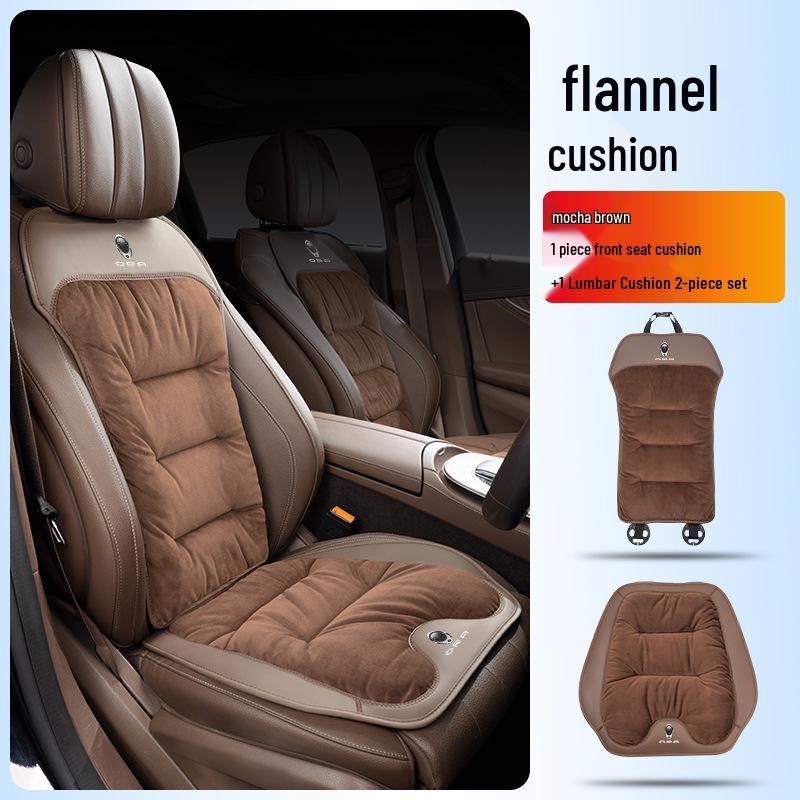 ORA Good Cat & Variants Car Seat Cushions - Flannel Lumbar Backrest