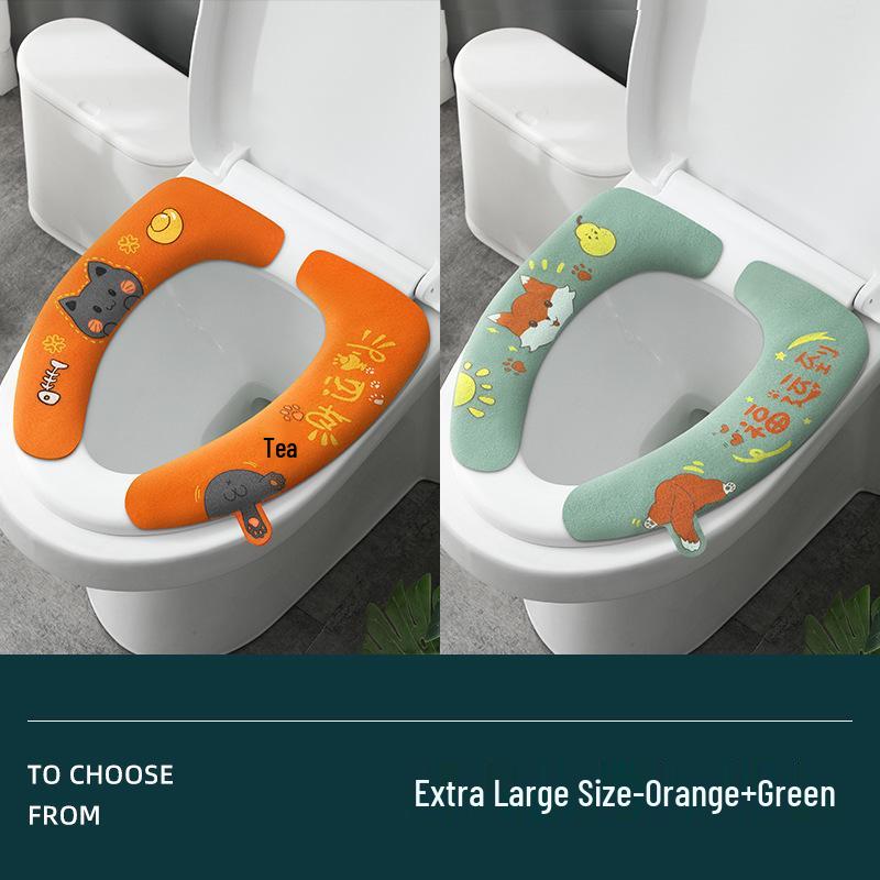 Universal Washable Thickened Toilet Seat Cushion for All Seasons