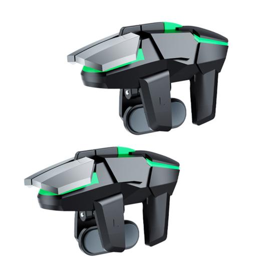 Yousheng 2Pcs Мобильный игровой контроллер Trigger Universal Простота установки Высокочувствительный игровой контроллер Shoot Aim Gamepad Grip Joysticks