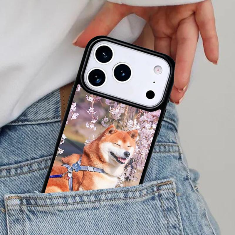 Shiba Inu Cute Cartoon Art Phone Case for iPhone 17ProMax 12 13 14 15 16e 17 Pro Max Plus Air Cover