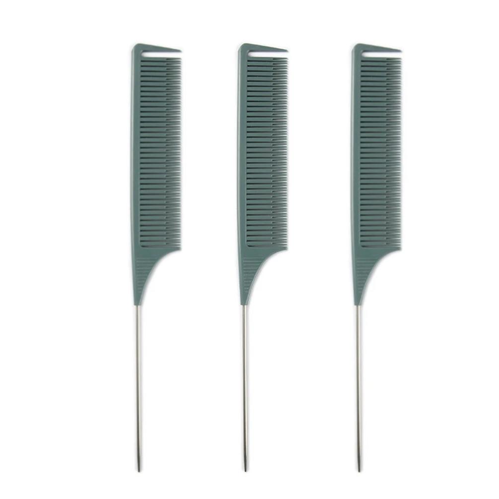 Plastic Styling Tools Professional Pointed Tail Comb Dye Hair Highlights Comb Styling Combing Hairdressing Hair Shop Hair Tools