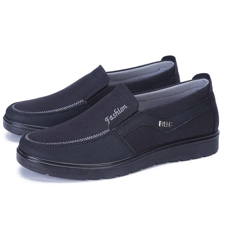 

Мужская парусиновая обувь, джинсовая мужская повседневная обувь высокого качества, кеды, дышащая мужская обувь, весенне-осенние размеры 38-45 44