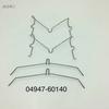 Für Toyota Prado Land Cruiser Vorder- und Hinterradbremszylinder Sprengring Klemme Clip