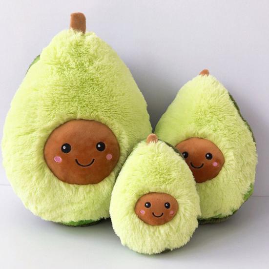 Cute Avocado Fruits Plush Stuffed Dolls Toy Cushion Throw Pillow Children Gift