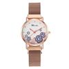 Orologio da Donna Meibo, Orologio Milanese Pigro Stampato Con Magnete