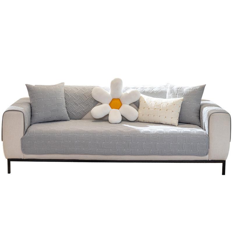 Polštář na pohovku Severský Jednoduchý Moderní Potah na pohovku Čtyřsezónní Univerzální Protiskluzový Ručník na opěradlo Polštář Všeobjímající Univerzální Krycí Látka